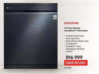 LG - DFB325HM QuadWash™ Dishwasher