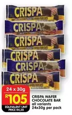 CRISPA WAFER CHOCO LATE BAR