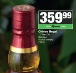 Chivas Regal - 12 Year Old Blended Scotch Whisky