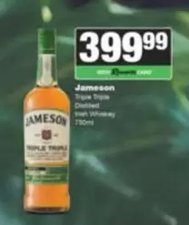 Jameson - Triple Triple Distilled Irish Whiskey