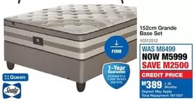Sealy - 152cm Grande Base Set 10312512