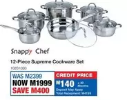 Chef - 12-Piece Supreme Cookware Set