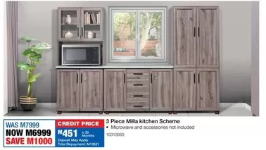 Total - 3 Piece Kitchen Scheme