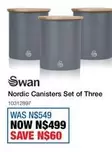 Nordic Canisters Set of Three 10312897