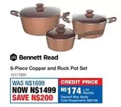 Total - 6-Piece Copper and Rock Pot Set 10177891