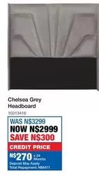 Chelsea - Grey Headboard 10313416