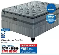 Sealy - 152cm Georgia Base Set