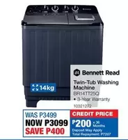 Total - Twin-Tub Washing Machine BR14TT25Q