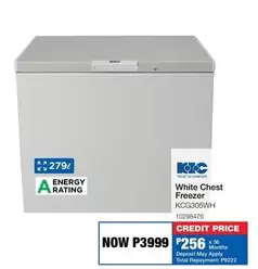 Trust - White Chest Freezer KCG305WH