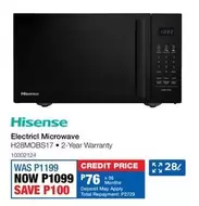 Hisense - Electricl Microwave H28MOBS17