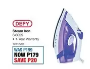 Defy - Steam Iron SI8059