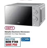 Defy - Metallic Electronic Microwave DMO381