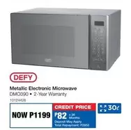 Defy - Metallic Electronic Microwave DMO390