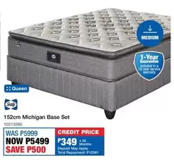Sealy - 152cm Michigan Base Set 10313260
