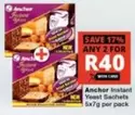 Anchor - Instant Yeast Sachets