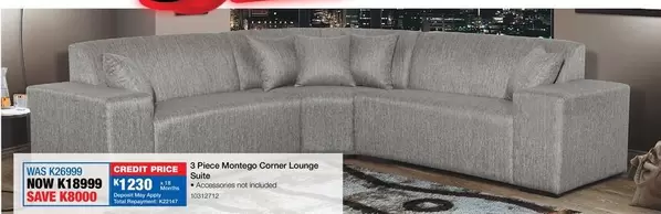 Total - 2-Piece Montage Corner Lounge Suite