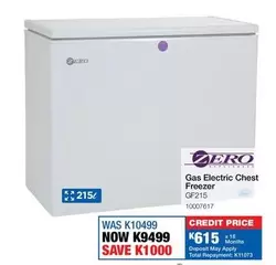 Total - Gas Electric Chest Freezer GF215