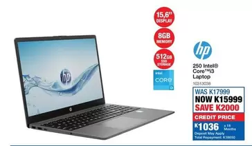 HP - 250 Intel® Core™ i3 Laptop