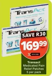 Medicated Pain Relief Patches