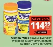 Daily - Gummy Vites Flavour Everyday Wellbeing Multivitamin/Immuno Support Jelly Bear Gums