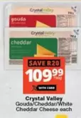 Crystal Valley - Gouda/Cheddar/White Cheddar Cheese