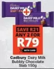 Cadbury - Bubbly Chocolate Slab