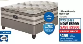 Sealy - 152cm Grande Base Set 10312512