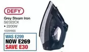 Defy - Grey Steam Iron SI2322CX