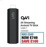 2K Streaming Android TV Stick LeapL1