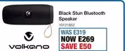Volkano - Black Stun Bluetooth Speaker 10121852