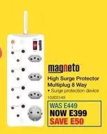 High Surge Protector Multiplug 8 Way