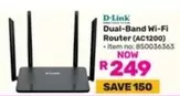 D-Link - Dual-Band Wi-Fi Router (AC1200)