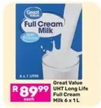 Great Value - Full Cream Milk
