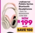 Volkano - Pebble Series Bluetooth Headphones 850000344/238/300