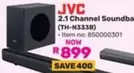 JVC - 2.1 Channel Soundbar (TH-N333B)