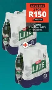 CASTLE - Lite Beer NRB 6x330ml