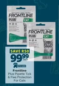 CAT - Plus Pipette Tick & Flea Protection For Cats
