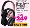 Volkano - Phonic Series Bluetooth Headphones (VK-2002)