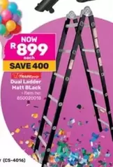 Dual Ladder Matt Black