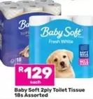 Baby Soft - 2ply Toilet Tissue