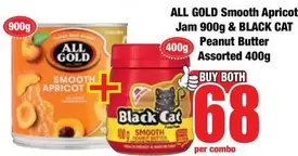 CAT - Smooth Apricot Jam & Peanut Butter