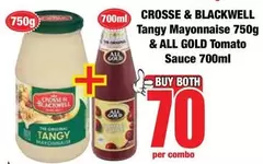 Crosse & Blackwell - Tangy Mayonnaise & Tomato Sauce