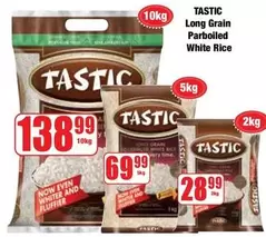 Tastic - Long Grain Parboiled White Rice