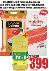 Ite - Premium Grade Long Grain White Parboiled Thai Rice & Blended Cooking Oil