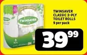 Twinsaver - CLASSIC 2-PLY TOILET ROLLS