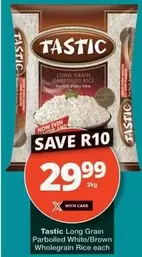 Tastic - Long Grain Parboiled White/Brown Wholegrain Rice
