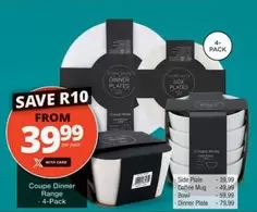 Coupe Dinner Range