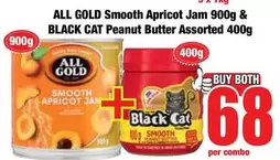 CAT - Smooth Apricot Jam & Peanut Butter