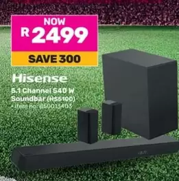 Hisense - 5.1 Channel 540 W Soundbar (Hs5100)