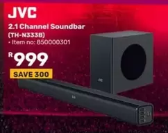 JVC - 2.1 Channel Soundbar (TH-N333B)
